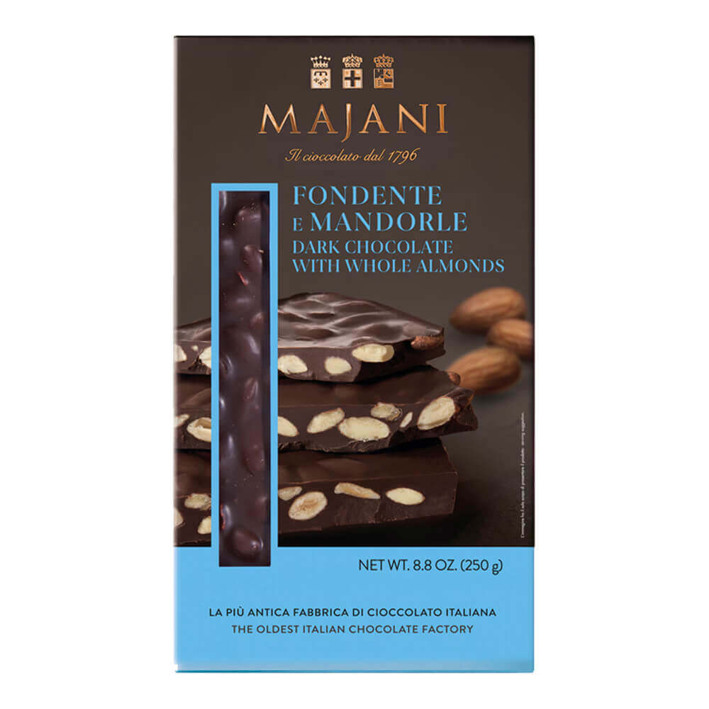 Majani Dark Chocolate with Almonds 250g